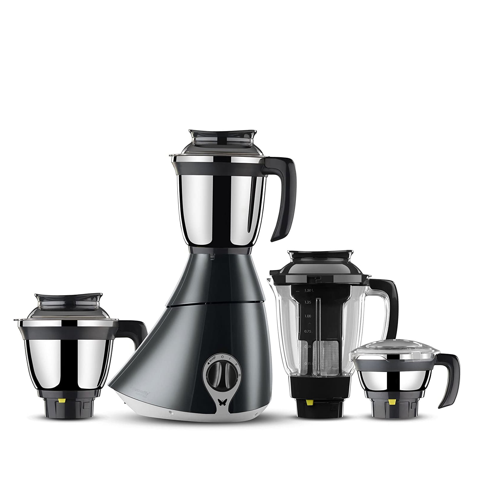 Butterfly juicer mixer top