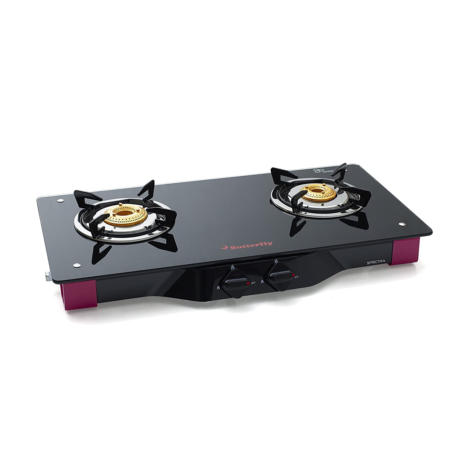 Butterfly SPECTRA Glass Top 2Burner Gas Stove lot