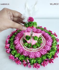 WEBLOT-Beautiful-green-pink-rose-dress-for-laddoo-gopal.jpg