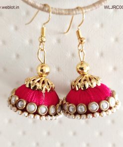 WEBLOT-Golden-pink-white-pearl-earing